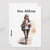 レターキャリア移動案内カード (正面/裏面)