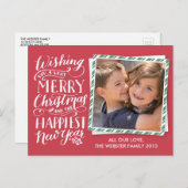 レタークリスマスコレクション シーズンポストカード (正面/裏面)