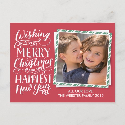 レタークリスマスコレクション シーズンポストカード (正面)