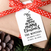 レタークリスマスツリーホリデイ差出人住所 ラバースタンプ