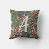 レターコテモノグラムのタゴアコテージルックフローラ クッション (裏面)