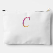 レターコンフェッティ "C"  アクセサリーポーチ (裏面)