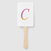 レターコンフェッティ "C" ハンドファン (裏面)