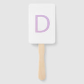 レターコンフェッティ "D" ハンドファン (裏面)