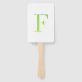 レターコンフェッティ "F" ハンドファン (裏面)