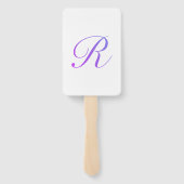 レターコンフェッティ "R" ハンドファン (裏面)