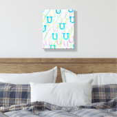 レターコンフェッティ "U" キャンバスプリント (インサイチュ (寝室))