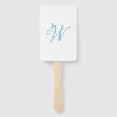 レターコンフェッティ "W" ハンドファン (裏面)