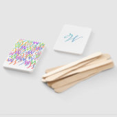 レターコンフェッティ "W" ハンドファン (組立なし)