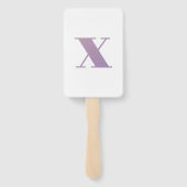 レターコンフェッティ "X" ハンドファン (裏面)