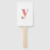 レターコンフェッティ "Y" ハンドファン (裏面)