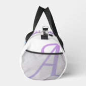 レターコンフェティ "A" ダッフルバッグ (右)