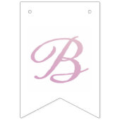 レターコンフェティ "B" バンティングフラッグ (第2の旗)