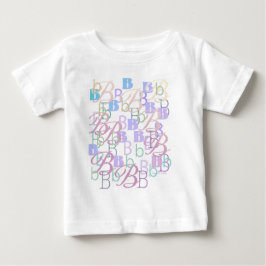 レターコンフェティ "B" ベビーTシャツ