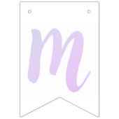 レターコンフェティ "M" バンティングフラッグ (第2の旗)