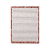 レターサイズワイドルールドテラコッタテラッツォ ノートパッド (回転)