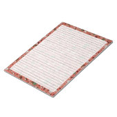 レターサイズワイドルールドテラコッタテラッツォ ノートパッド (アングル)