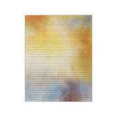 レターサイズ8.5インチx 11インチ大学ルールドウォーター色 ノートパッド (回転)