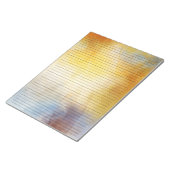 レターサイズ8.5インチx 11インチ大学ルールドウォーター色 ノートパッド (アングル)