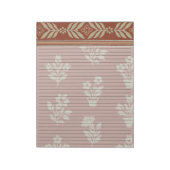 レターサイズ8.5インチx 11インチ大学ルールファームハウスレッド ノートパッド (回転)