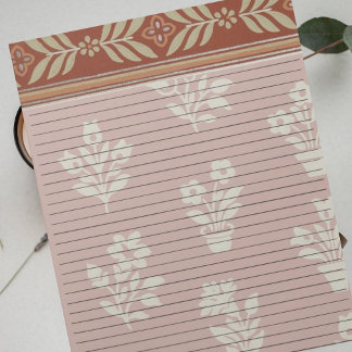 レターサイズ8.5インチx 11インチ大学ルールファームハウスレッド ノートパッド