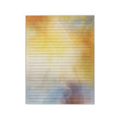 レターサイズ8.5インチx 11インチ幅ルールドウォーター裏地 ノートパッド (回転)