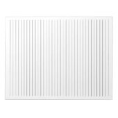 レターサイズ8.5インチx 11インチ黒線カレッジ罫線 ノートパッド (正面)