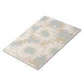 レターサイズ8.5 x 11カレッジルールダスティブルーレトロ ノートパッド (アングル)