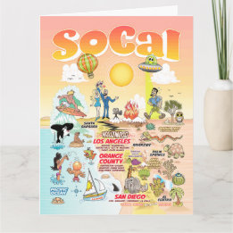 レターサイズSoCalカ空白のード カード