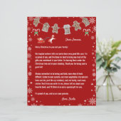 レターサンタユニコーンスノーフレークスキャンディレッドクリスマス (スタンド正面)