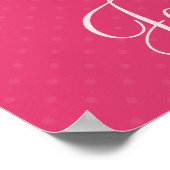 レタージェイイニシャルアルファベットガール用ポスター ポスター (角)