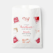 レタースタンプ恋人バレンタインベビーシャワー フェイバーバッグ (正面)