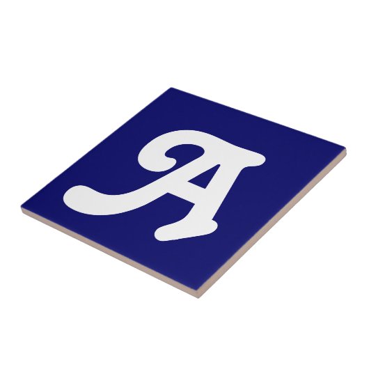 レタータイル(青) タイル (側面)