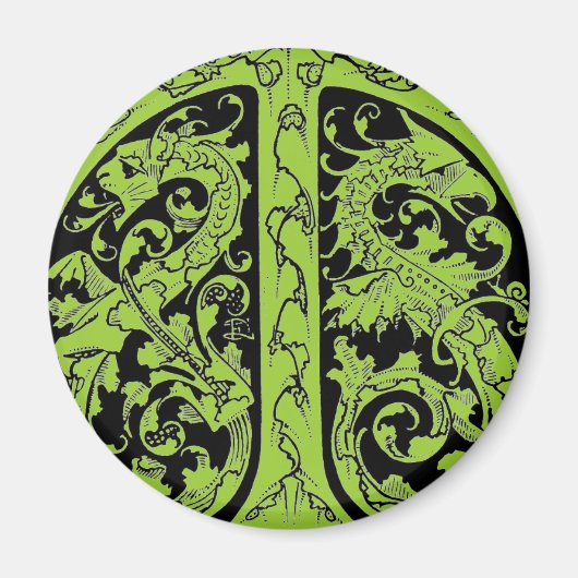 レタードラゴンズ磁石つきT マグネット (正面)