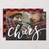 レタード応援ホリデーフォトカード シーズンカード (正面/裏面)