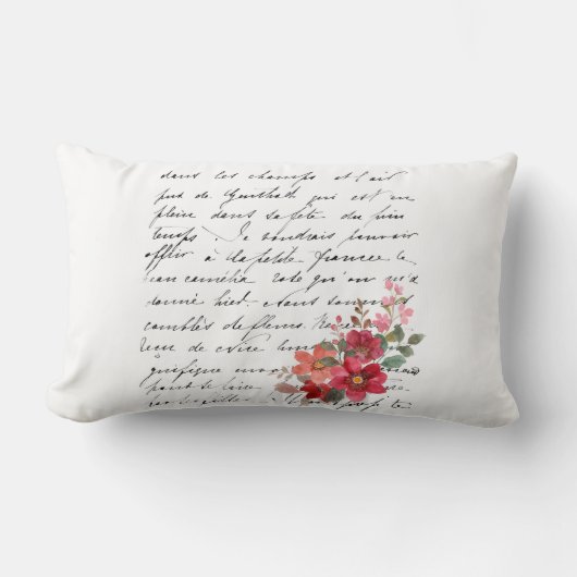 レターバイデザイン装飾用クッションバイソマーハミルトン ランバークッション (正面)