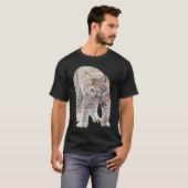 レターパックボックス リンクス 捕食者 大型猫 Tシャツ (正面フル)
