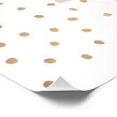 レターパーソナライズされた名前をカスタムするモノグラム ポスター (コーナー)