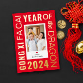 レターフレームフォイルハッピー月年賀状 箔シーズンカード