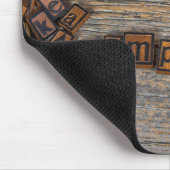 レタープレスシンプル マウスパッド (コーナー)