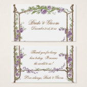 レタープレススタイルフェイクヴィンテージボイトレリス – 青 (正面&裏面)