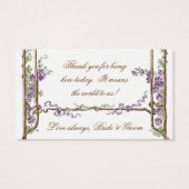 レタープレススタイルフェイクヴィンテージボイトレリス – 青 (裏面)