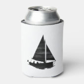 レタープレススタイル帆船 缶クーラー (缶正面)