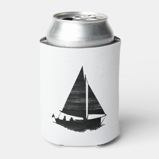 レタープレススタイル帆船 缶クーラー (缶正面)