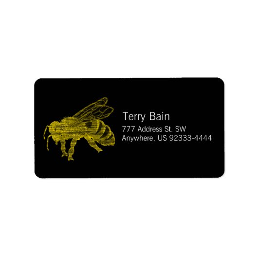 レタープレスビー ラベル (正面)