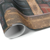 レタープレス木材タイプのデコページ ラッピングペーパー (ロールコーナー)