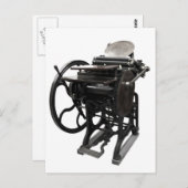 レタープレス1888はがき ポストカード (正面/裏面)