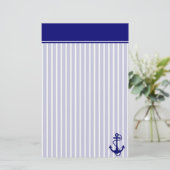 レターヘッドが付いているぱりっとしたlいかりの文房具 便箋 (スタンド正面)