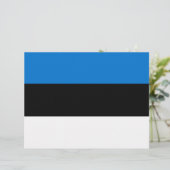 レターヘッドとエストニア国旗 レターヘッド (スタンド正面)