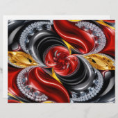 レターヘッドとドイツの色デザイン (正面/裏面)